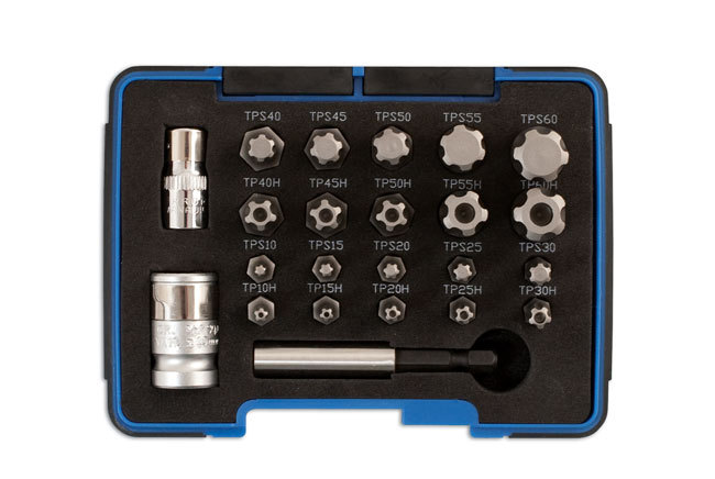CARBYNE Torx Plus (aka 6 Lobe) Bit Socket Set - 13 Piece, TP-8/IP-8 to TP-60/IP-60, S2 Steel Bits, CRV Sockets | 1/4-inch, 3/8-inch ＆ 1/2-inc並行輸入 CARBYNE 9-Piece External Torx Plus (eTorx Plus, aka 6 Lobe, Female Torx  Plus) Socket Set, E6 to E18 | CrV Steel, 1⁄4, 3⁄8, \u0026 1⁄2 inch Drive \u2022 From  a